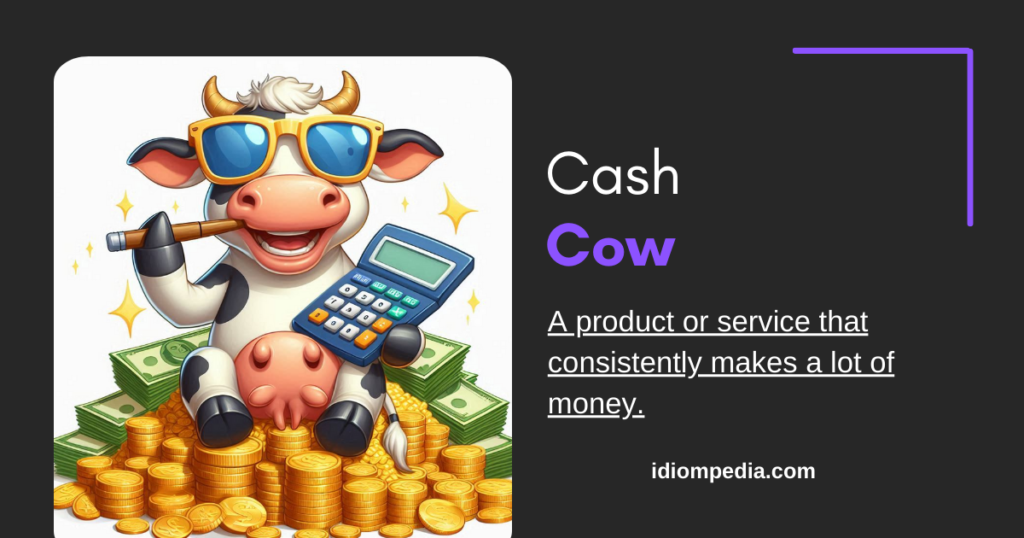 cash cow money idiom