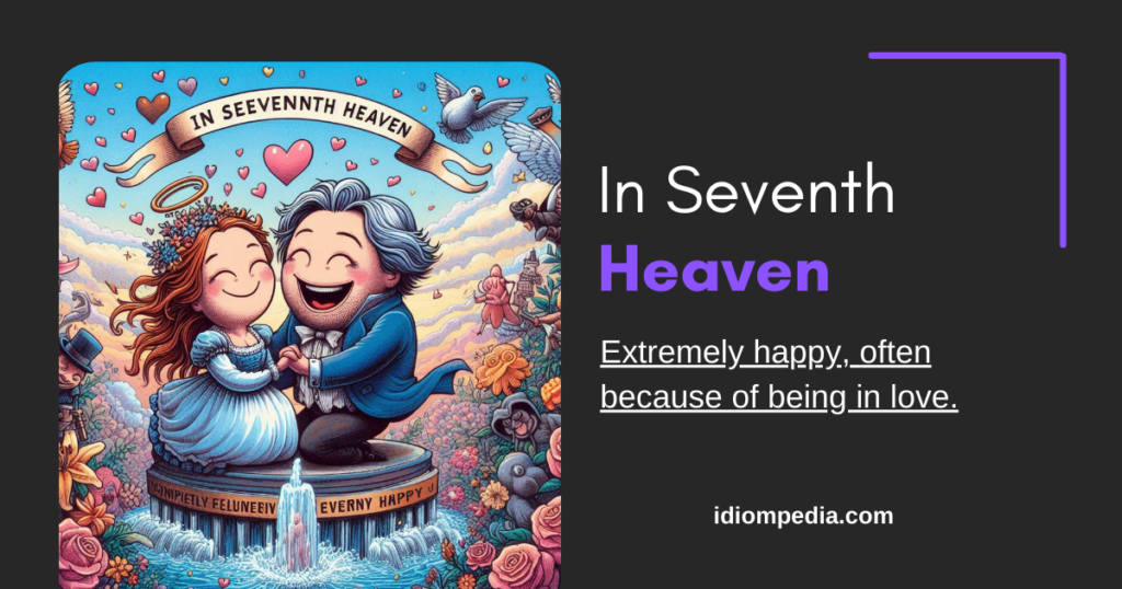 in seventh heaven love idiom meaning